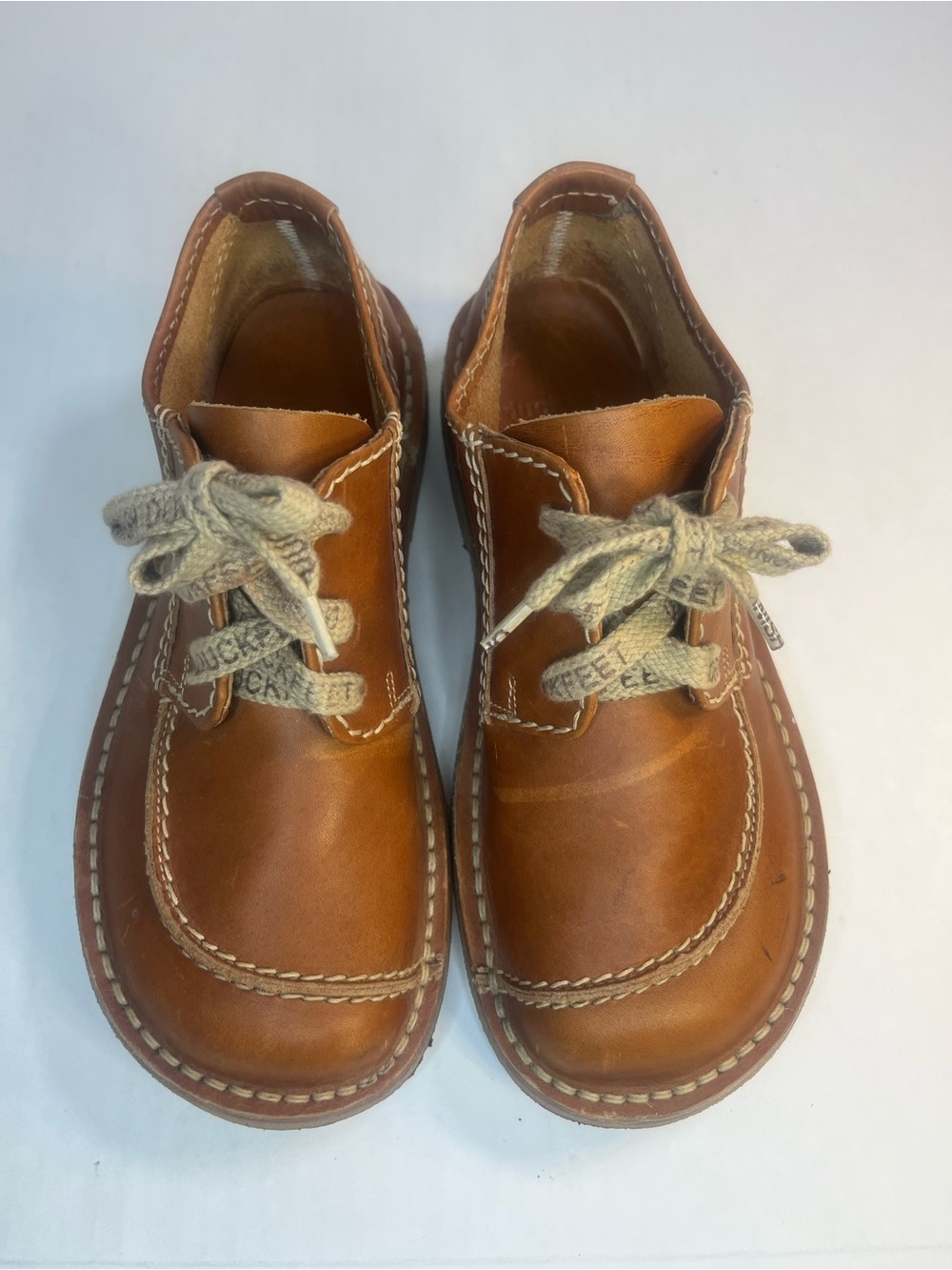 Duckfeet Fyn Women’s Tan Leather Lace-Up Derby Shoes EU 40 US 9